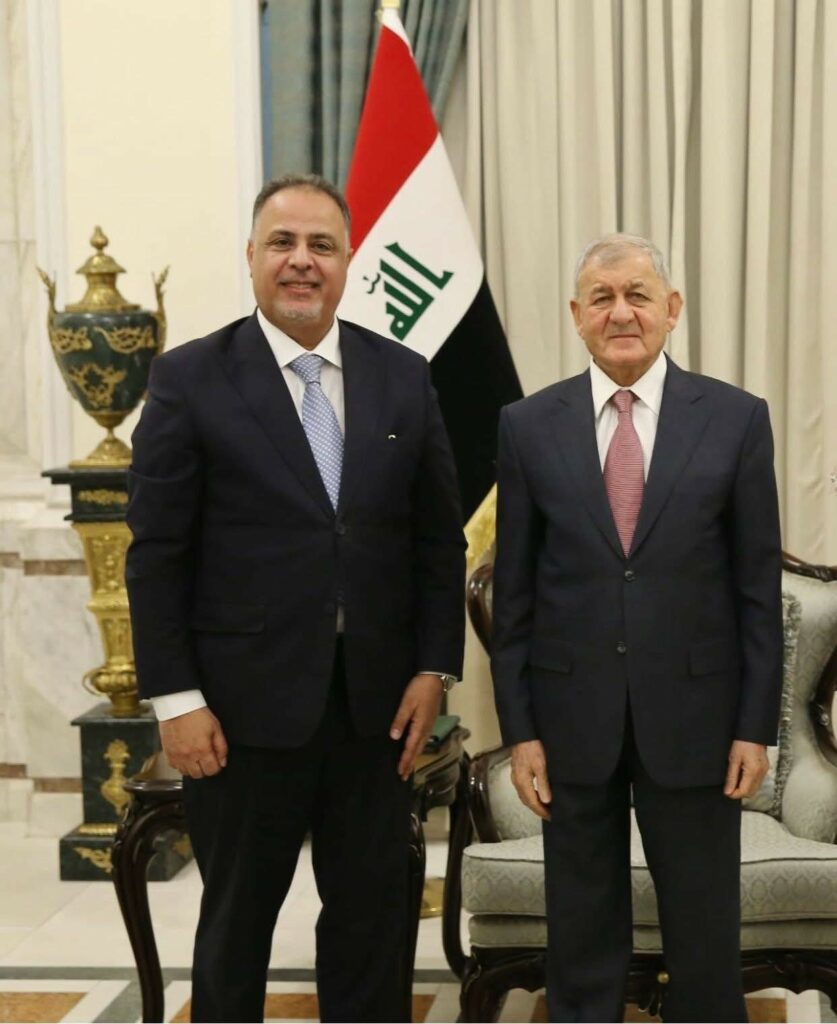 His Excellency the President of the Republic, Dr. Abdul Latif Jamal Rashid, received the Secretary-General of the Chamber